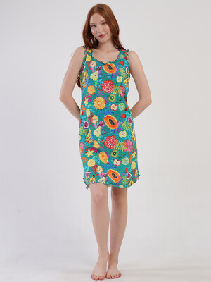 Купить Хлопковая туника на широких бретельках VIENETTA 4092392018 в Украина