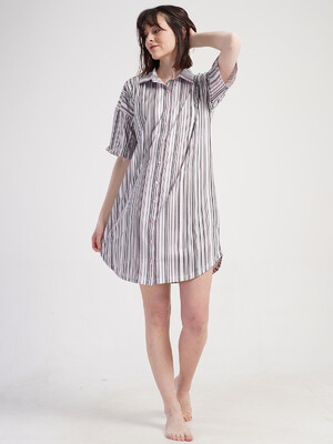 Купить Хлопковый халат на пуговицах VIENETTA 5010380389 в Украина в Lingerie.ua - Одяг для дому та відпочинку, Фото 2