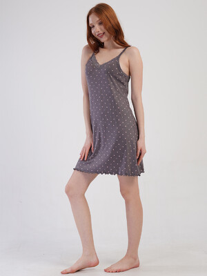 Нічна сорочка на тонких бретельках VIENETTA 4092930835