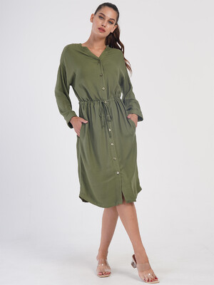 Купить Сукня з віскози на ґудзиках з довгим рукавом VIENETTA PLUS 4051000000 в Украина в Lingerie.ua - Одяг для дому та відпочинку, Фото 3