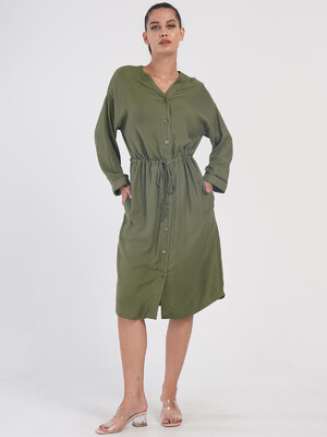 Купить Сукня з віскози на ґудзиках з довгим рукавом VIENETTA PLUS 4051000000 в Украина в Lingerie.ua - Одяг для дому та відпочинку, Фото 6