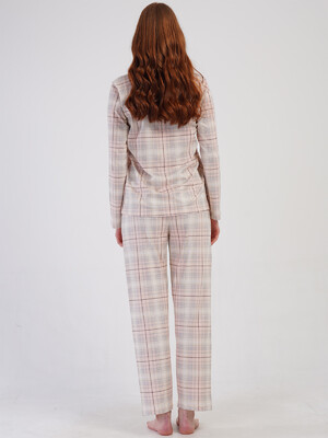 Купить Хлопковая классическая пижама женская VIENETTA 4100304206 в Украина в Lingerie.ua - Одяг для дому та відпочинку, Фото 8