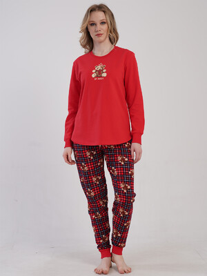 Байковый домашний костюм с длинным рукавом VIENETTA 5010480520