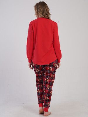 Купить Бавовняний домашній костюм з довгим рукавом VIENETTA 5010480520 в Украина в Lingerie.ua - Одяг для дому та відпочинку, Фото 5