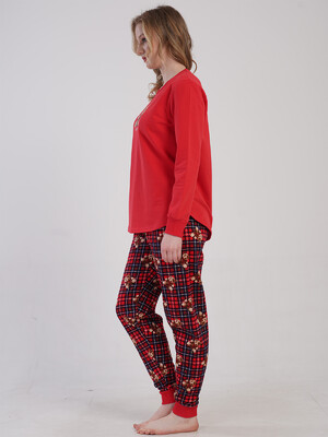 Купить Бавовняний домашній костюм з довгим рукавом VIENETTA 5010480520 в Украина в Lingerie.ua - Одяг для дому та відпочинку, Фото 6