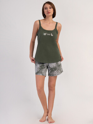 Хлопковый комплект большого размера с шортами VIENETTA 4083171526