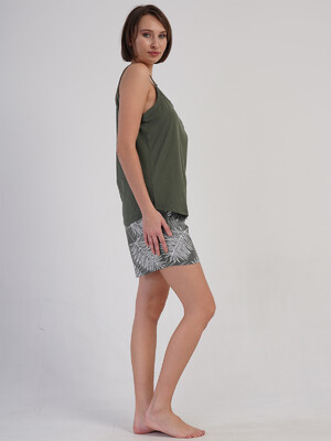 Купить Бавовняний комплект великого розміру з шортами VIENETTA 4083171526 в Украина в Lingerie.ua - Одяг для дому та відпочинку, Фото 3