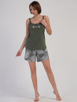 Купить Бавовняний комплект великого розміру з шортами VIENETTA 4083171526 в Украина в Lingerie.ua - Одяг для дому та відпочинку, Фото 4