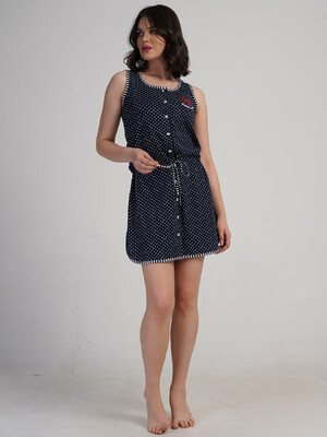 Купить Бавовняний літній халат великого розміру на ґудзиках VIENETTA 5033731404 в Украина в Lingerie.ua - Одяг для дому та відпочинку, Фото 7