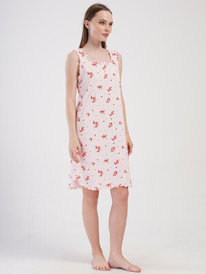 Купить Хлопковая туника на широких бретельках VIENETTA 4080404232 в Украина в Lingerie.ua - Одяг для дому та відпочинку, Фото 2