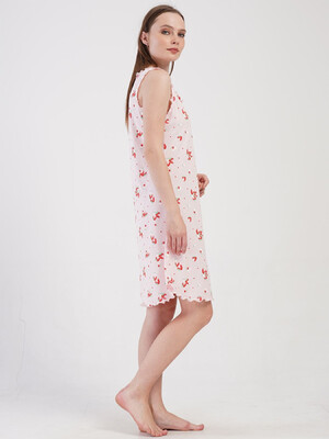 Купить Хлопковая туника на широких бретельках VIENETTA 4080404232 в Украина в Lingerie.ua - Одяг для дому та відпочинку, Фото 3