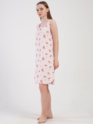 Купить Хлопковая туника на широких бретельках VIENETTA 4080404232 в Украина в Lingerie.ua - Одяг для дому та відпочинку, Фото 4