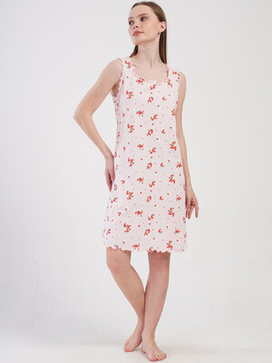 Купить Хлопковая туника на широких бретельках VIENETTA 4080404232 в Украина в Lingerie.ua - Одяг для дому та відпочинку, Фото 7