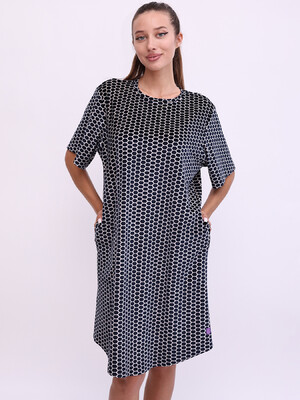 Велюрова туніка з коротким рукавом LINGERIE 170803