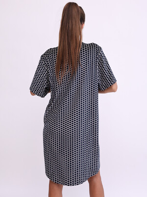 Купить Велюрова туніка з коротким рукавом LINGERIE 170803 в Украина в Lingerie.ua - Одяг для дому та відпочинку, Фото 3