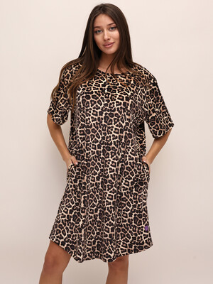 Купить Велюрова туніка з коротким рукавом LINGERIE 170803 в Украина в Lingerie.ua - Одяг для дому та відпочинку, Фото 5