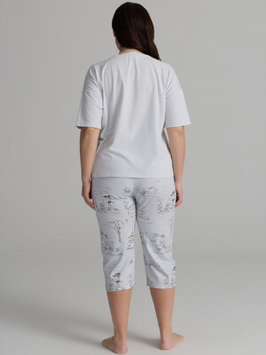 Купить Хлопковый домашний комплект с капри HAYS 62261 в Украина в Lingerie.ua - Одяг для дому та відпочинку, Фото 3