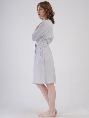 Купить Бавовняний халат на запах з кишенями VIENETTA 4080272838 в Украина в Lingerie.ua - Одяг для дому та відпочинку, Фото 7