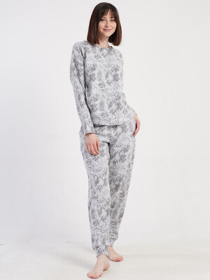 Купить Домашній жіночий костюм великого розміру з брюками VIENETTA 5010140000 в Украина