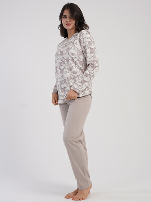 Купить Байковый доомашний комплект с длинным рукавом VIENETTA 5040493843 в Украина в Lingerie.ua - Одяг для дому та відпочинку, Фото 6