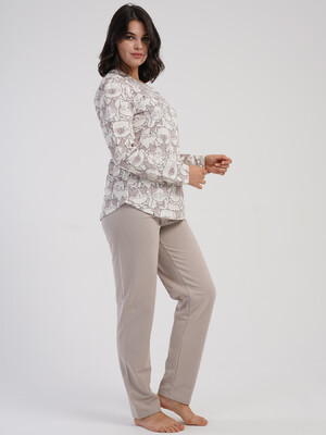 Купить Байковый доомашний комплект с длинным рукавом VIENETTA 5040493843 в Украина в Lingerie.ua - Одяг для дому та відпочинку, Фото 7