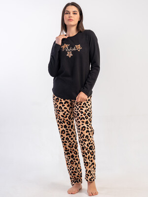 Купить Фланелевий домашній костюм з довгим рукавом VIENETTA 5021714962 в Украина в Lingerie.ua - Одяг для дому та відпочинку, Фото 10