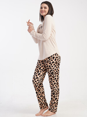 Купить Фланелевий домашній костюм з довгим рукавом VIENETTA 5021714962 в Украина в Lingerie.ua - Одяг для дому та відпочинку, Фото 8