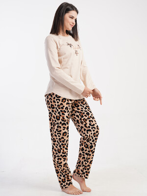 Купить Фланелевий домашній костюм з довгим рукавом VIENETTA 5021714962 в Украина в Lingerie.ua - Одяг для дому та відпочинку, Фото 5