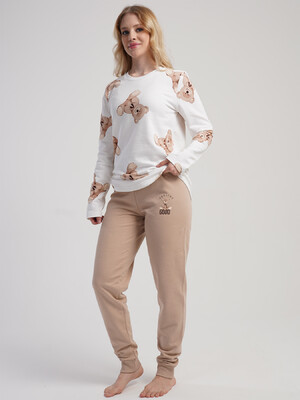 Купить Фланелевый домашний костюм с длинным рукавом VIENETTA 5021680566 в Украина в Lingerie.ua - Одяг для дому та відпочинку, Видео