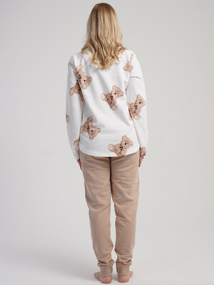 Купить Фланелевый домашний костюм с длинным рукавом VIENETTA 5021680566 в Украина в Lingerie.ua - Одяг для дому та відпочинку, Фото 2