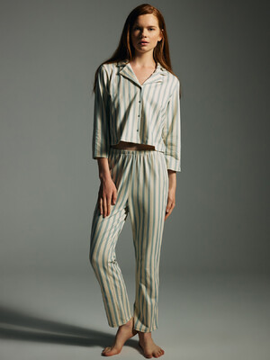 Купить Бавовняна класична піжама з брюками HAYS 62198 в Украина