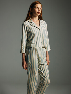 Купить Бавовняна класична піжама з брюками HAYS 62198 в Украина в Lingerie.ua - Одяг для дому та відпочинку, Фото 7