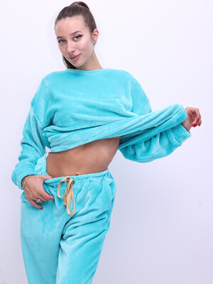 Купить Теплий плюшевий костюм жіночий LINGERIE 170814 в Украина в Lingerie.ua - Одяг для дому та відпочинку, Фото 10