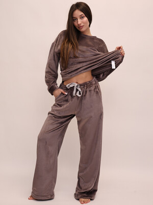 Купить Теплий плюшевий костюм жіночий LINGERIE 170814 в Украина в Lingerie.ua - Одяг для дому та відпочинку, Фото 6