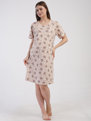 Купить Хлопковый комплект из халата и ночной сорочки для беременных и кормящих мам VIENETTA 4101178182 в Украина в Lingerie.ua - Одяг для дому та відпочинку, Фото 5