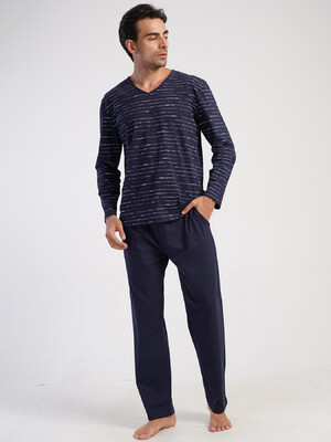 Купить Хлопковый домашний костюм с длинным рукавом VIENETTA MAN 5020573674 в Украина в Lingerie.ua - Одяг для дому та відпочинку, Видео