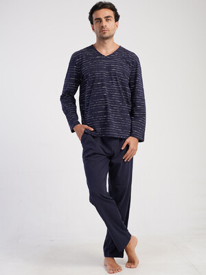 Купить Хлопковый домашний костюм с длинным рукавом VIENETTA MAN 5020573674 в Украина в Lingerie.ua - Одяг для дому та відпочинку, Фото 2