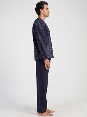 Купить Хлопковый домашний костюм с длинным рукавом VIENETTA MAN 5020573674 в Украина в Lingerie.ua - Одяг для дому та відпочинку, Фото 4