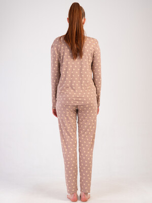 Купить Вискозный комплект с длинным рукавом VIENETTA 5021050841 в Украина в Lingerie.ua - Одяг для дому та відпочинку, Фото 3