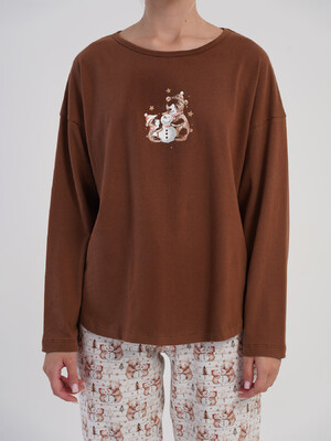 Купить Хлопковый домашний комплект с длинным рукавом VIENETTA PINK 5033693845 в Украина в Lingerie.ua - Одяг для дому та відпочинку, Фото 7