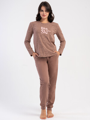 Купить Бавовняний домашній комплект з довгим рукавом VIENETTA 5033581550 в Украина