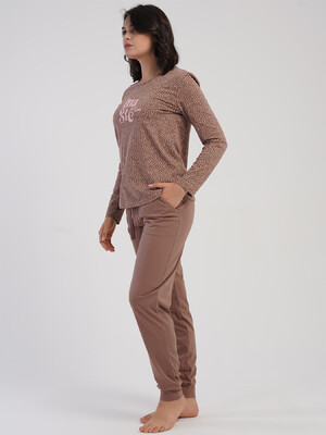 Купить Хлопковый домашний комплект с длинным рукавом VIENETTA 5033581550 в Украина в Lingerie.ua - Одяг для дому та відпочинку, Фото 3