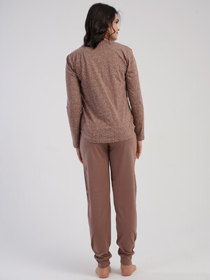 Купить Хлопковый домашний комплект с длинным рукавом VIENETTA 5033581550 в Украина в Lingerie.ua - Одяг для дому та відпочинку, Фото 4