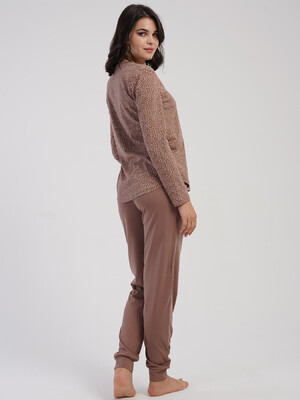 Купить Хлопковый домашний комплект с длинным рукавом VIENETTA 5033581550 в Украина в Lingerie.ua - Одяг для дому та відпочинку, Фото 6