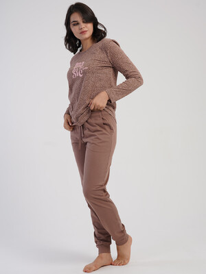 Купить Хлопковый домашний комплект с длинным рукавом VIENETTA 5033581550 в Украина в Lingerie.ua - Одяг для дому та відпочинку, Фото 7