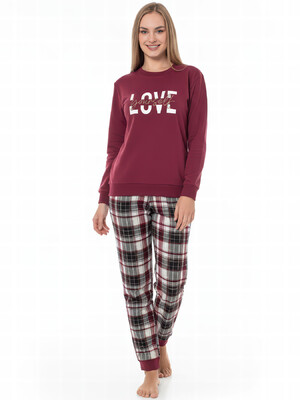 Купить Трикотажный домашний комплект с длинным рукавом GUAVA 4444 в Украина