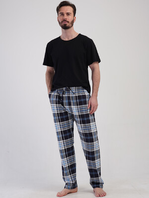 Купить Хлопковые брюки мужские большого размера VIENETTA MAN 4100841223 в Украина в Lingerie.ua - Одяг для дому та відпочинку, Фото 5