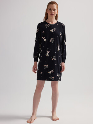 Хлопковая туника с длинным рукавом HAYS 62209