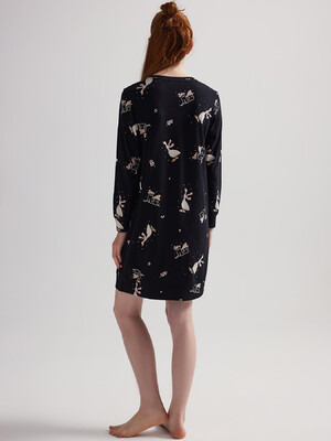 Купить Бавовняна туніка з довгим рукавом HAYS 62209 в Украина в Lingerie.ua - Одяг для дому та відпочинку, Фото 3