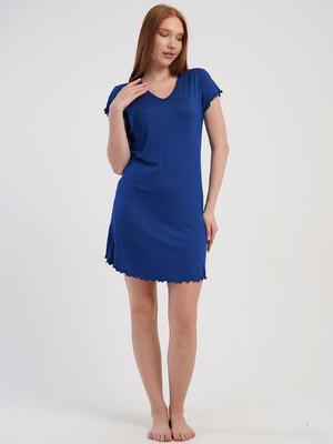 Купить Хлопковая домашняя туника женская VIENETTA 5080040000 в Украина в Lingerie.ua - Одяг для дому та відпочинку, Фото 6